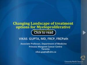 Treatment Options for MPNs
