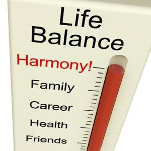 Life Balance Harmony Meter Shows Lifestyle And Job Desires