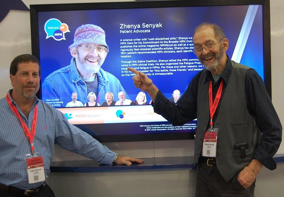 ASH 2014 Outside the Box 1 Resident MPN Hero, Zhen and I at ASH 2014