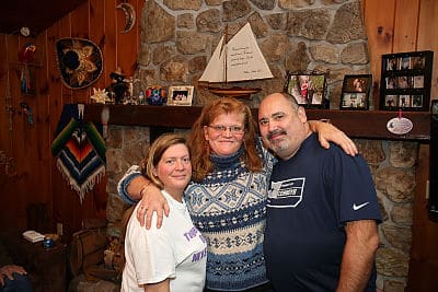 Close friend Kathleen with Kathy and Gary