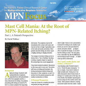 MPN Focus MD Anderson Newsletter - PV Reporter