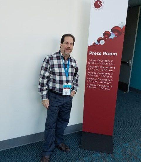 David Wallace outside the Press Room e1484676149822