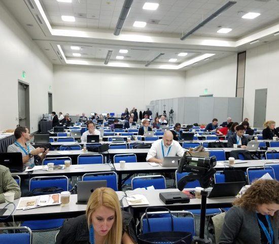 inside the press room