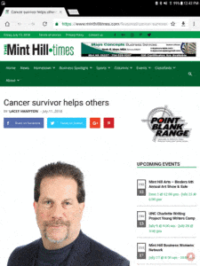 PV Reporter, David Wallace, MPN Awareness, patient advocate