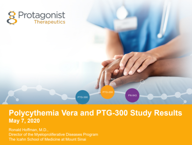 Protagonist Therapeutics early Phase 2 results for Polycythemia Vera Treatment Encouraging
