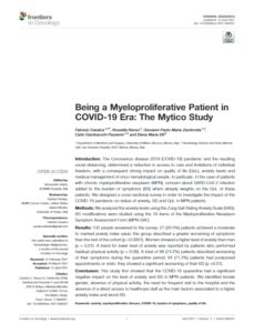 Being an MPN Patient in COVID-19 Era - The Mytico Study